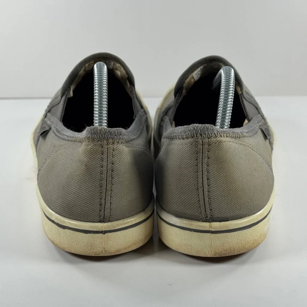 Keen Elsa Lite Slip On Canvas Sneakers Grey Mens 11 1026468‎ LUFTcell